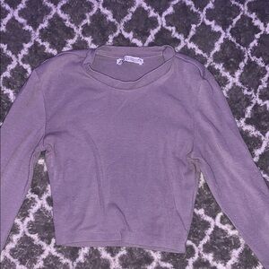 Purple Long Sleeve Top